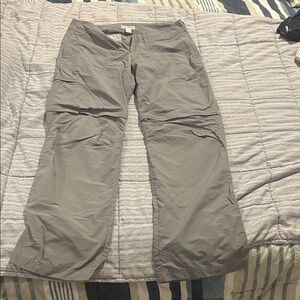 Gander Mountain Women's Convertible Hiking Cargo Pants in Gray